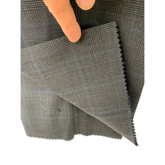 NWT Jos A Bank Travelers Gordon Black Plaid Wool Suit 42R / 37 RY10371 $695 - Picture 15 of 16